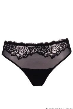 Ambra Lingerie - Douce Dentelle Brazilian Slip - Schwarz