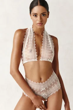 Bracli - Geneva Panty Perlenstring - Creme