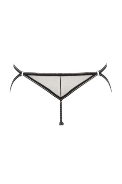 Bracli - Manhattan Panty Perlenstring - Schwarz