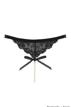 Bracli - Vienna G-String / Perlenstring - Schwarz
