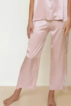 Coemi - Federica Satin Pyjama - Puder
