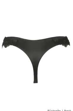 Cotton Club Seide - String - Eletto - Schwarz