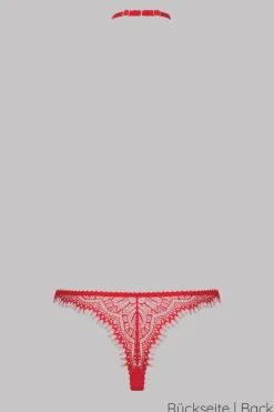 Maison Close - Accroche Coeur Harness String - Rot