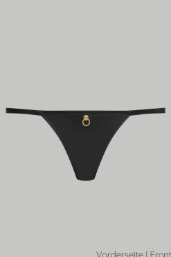 Maison Close - Chambre Noire Mini String - Wetlook Schwarz