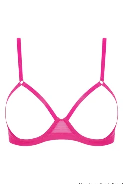 Maison Close - Corps a Corps Neon Ouvert BH - Pink/Gold