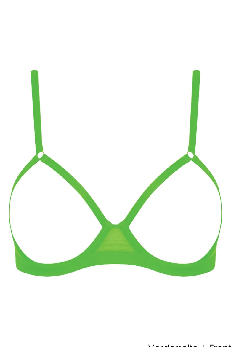 Maison Close - Corps a Corps Neon Ouvert BH - Grün/Gold