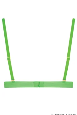 Maison Close - Corps a Corps Neon Triangel BH - Grün/Gold