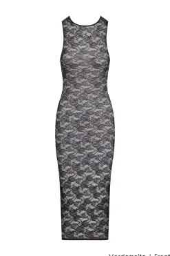 Maison Close - Flashback Midi Dress - Schwarz