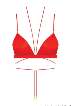 Maison Close - French Kiss Triangel BH - Rot