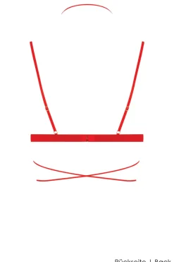 Maison Close - French Kiss Triangel BH - Rot