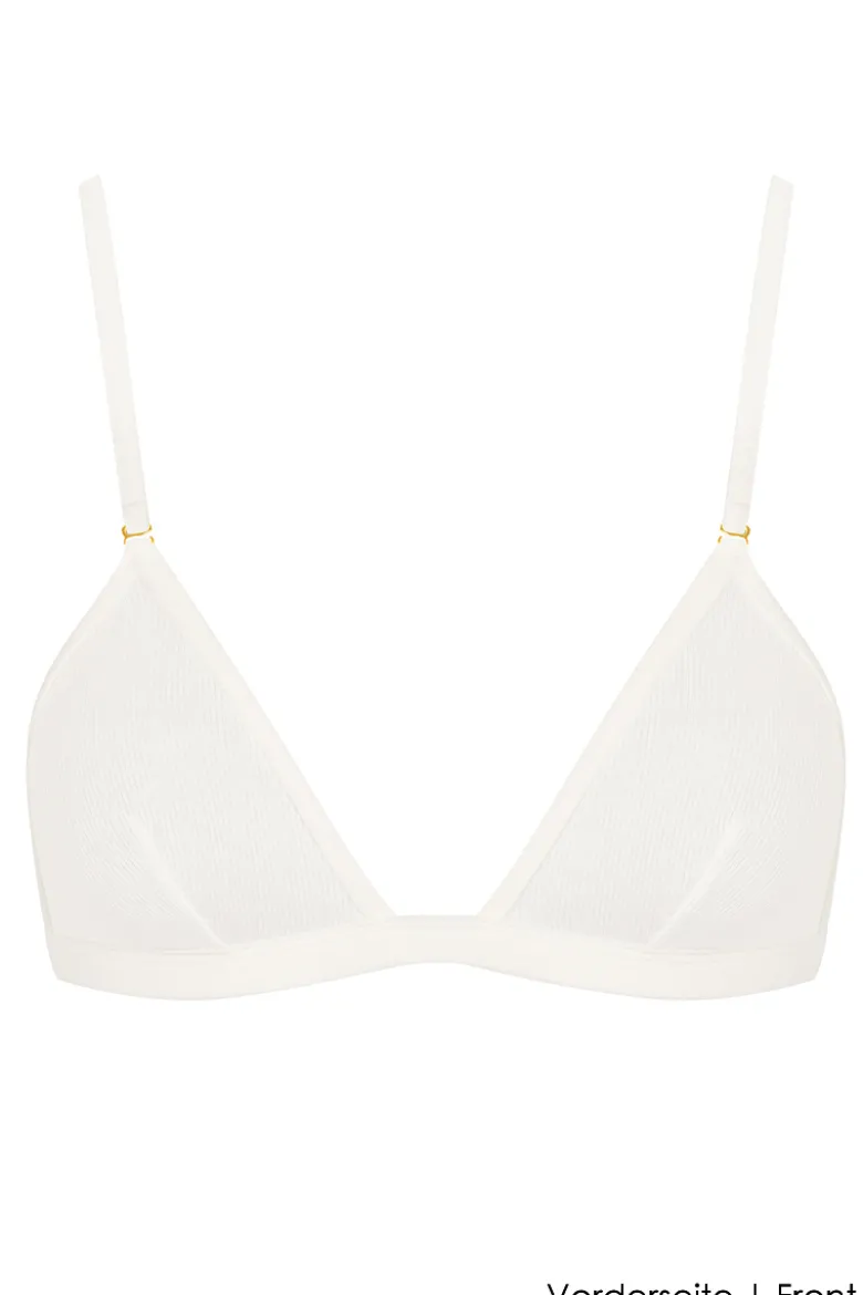 Maison Close - La Femme Amazone Triangel BH - Champagner