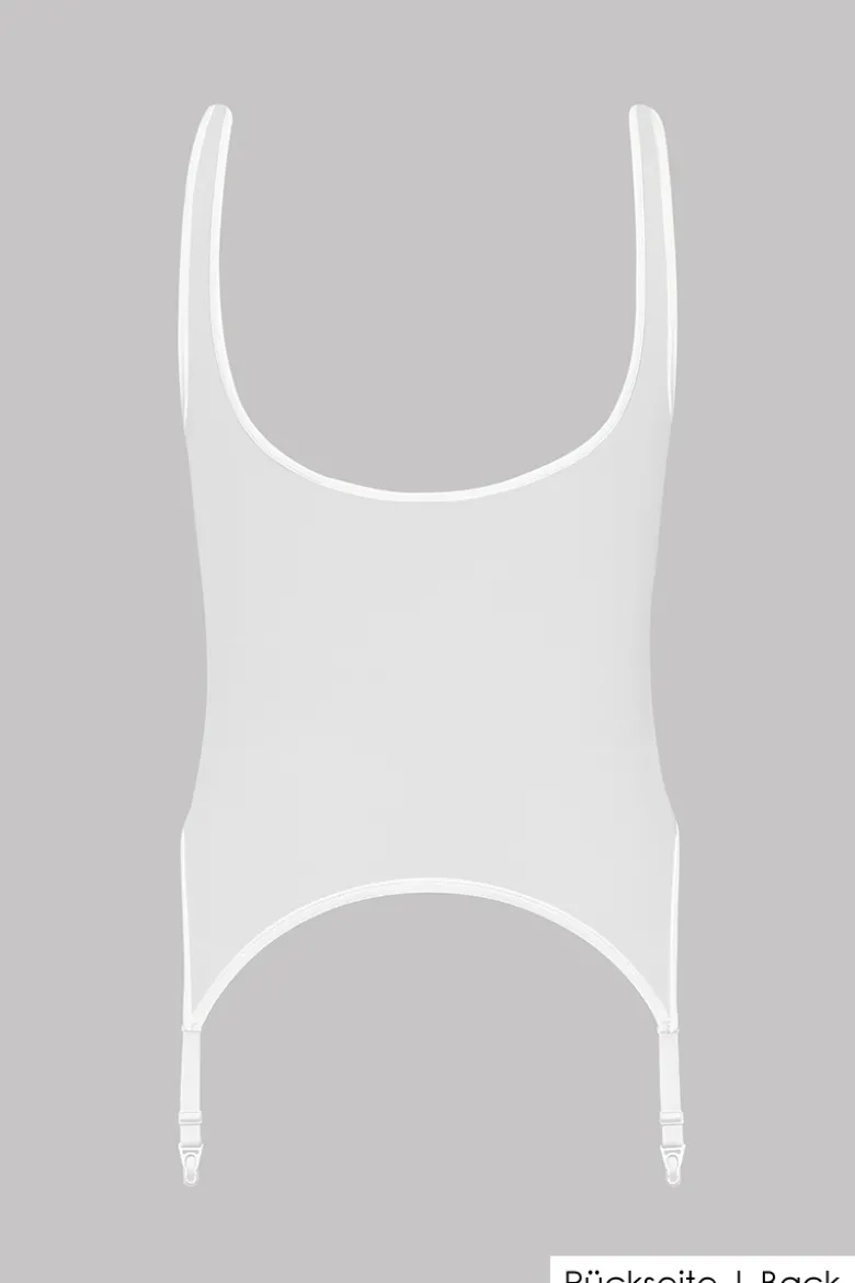 Maison Close - Pure Tentation Sheer Torselette - Weiss