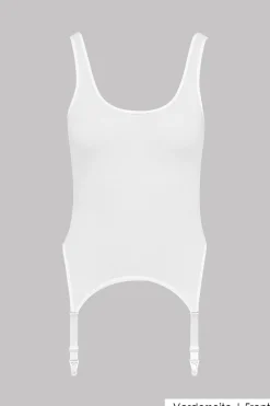 Maison Close - Pure Tentation Sheer Torselette - Weiss