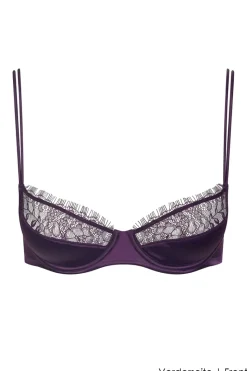 Maison Close - Villa Satine Spitzen BH - Violett