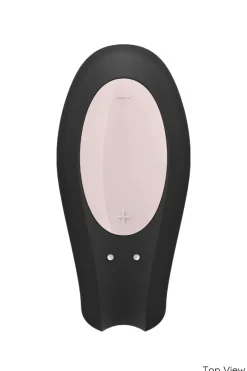 Satisfyer - Double Joy Paarvibrator - Schwarz