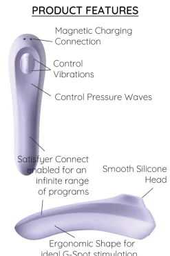 Satisfyer - Dual Pleasure Druckwellenvibrator - Lavendel