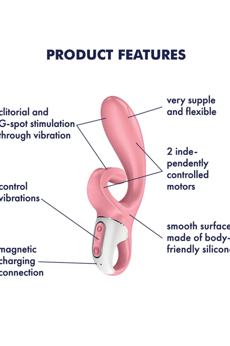 Satisfyer - Hug Me Rabbitvibrator - Rosa