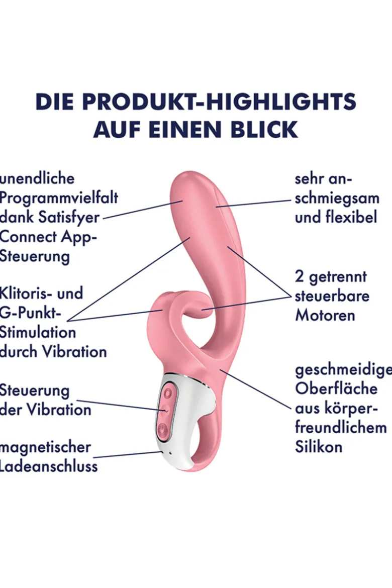 Satisfyer - Hug Me Rabbitvibrator - Rosa